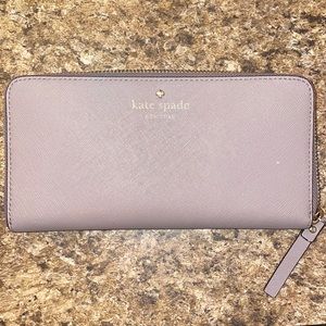 Grey/ slight purple tint Kate Spade wallet